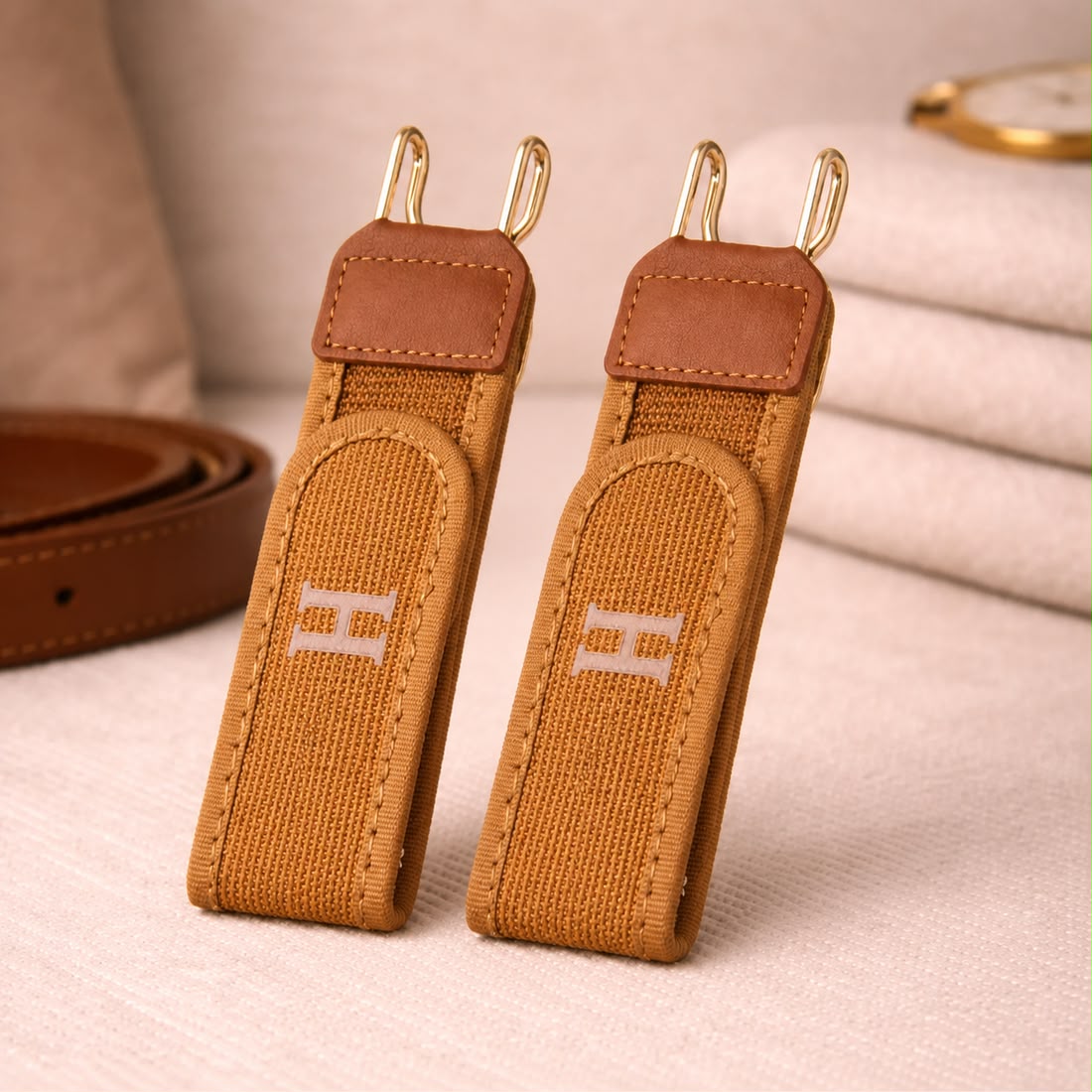 Free Buckle Belt - Camel